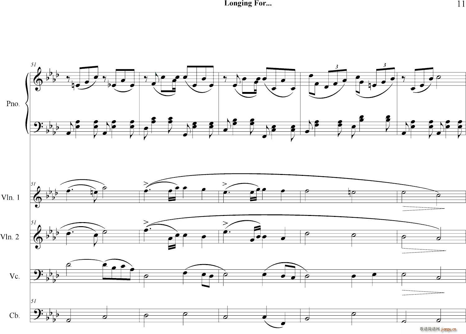 Longing(钢琴谱)11