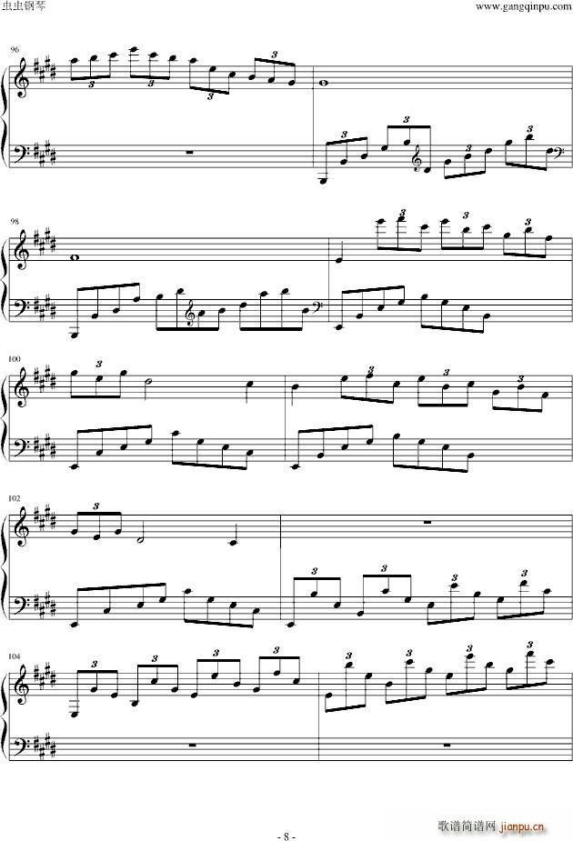 Arabesque(钢琴谱)8