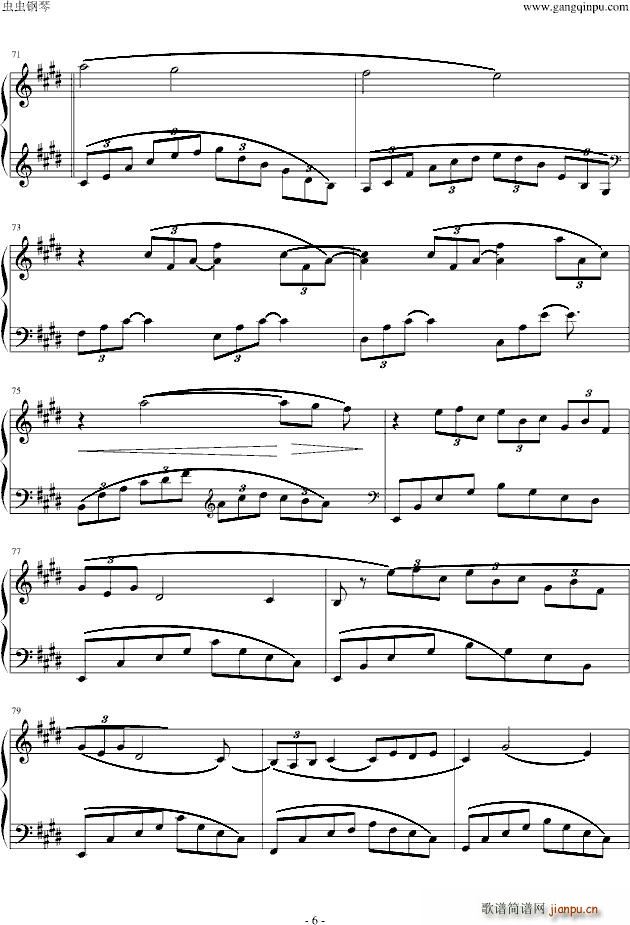 Arabesque(钢琴谱)6