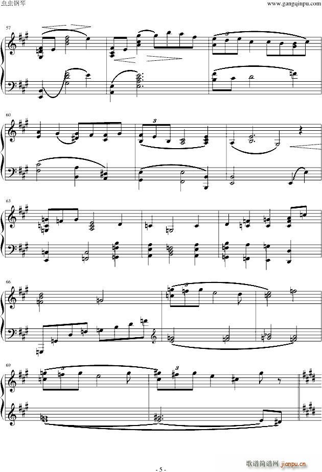 Arabesque(钢琴谱)5