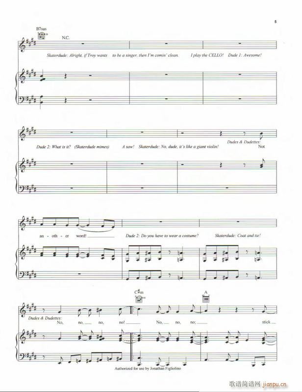 stick to the status quo(钢琴谱)5