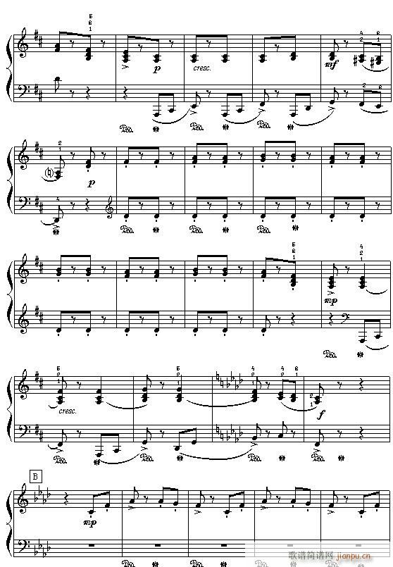 罗蜜欧与朱丽叶(钢琴谱)3