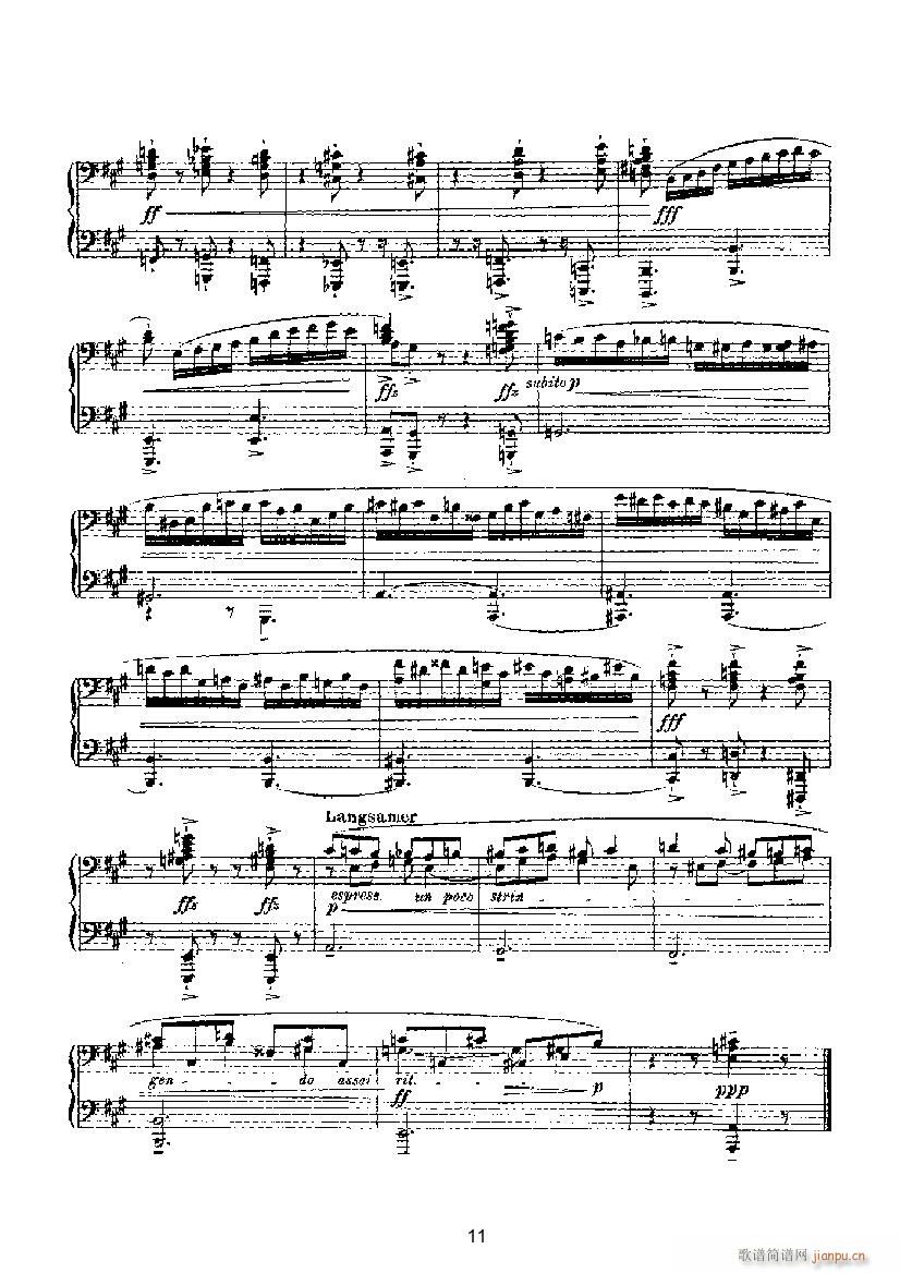 滑稽曲2(钢琴谱)5