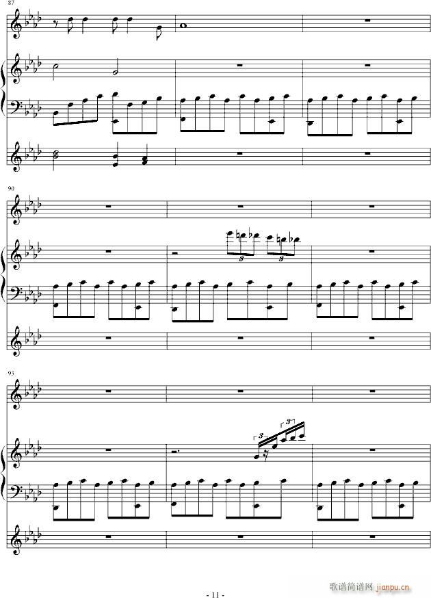 Its not easy to live(钢琴谱)11