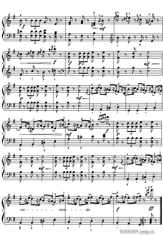 胡桃夹子(钢琴谱)1