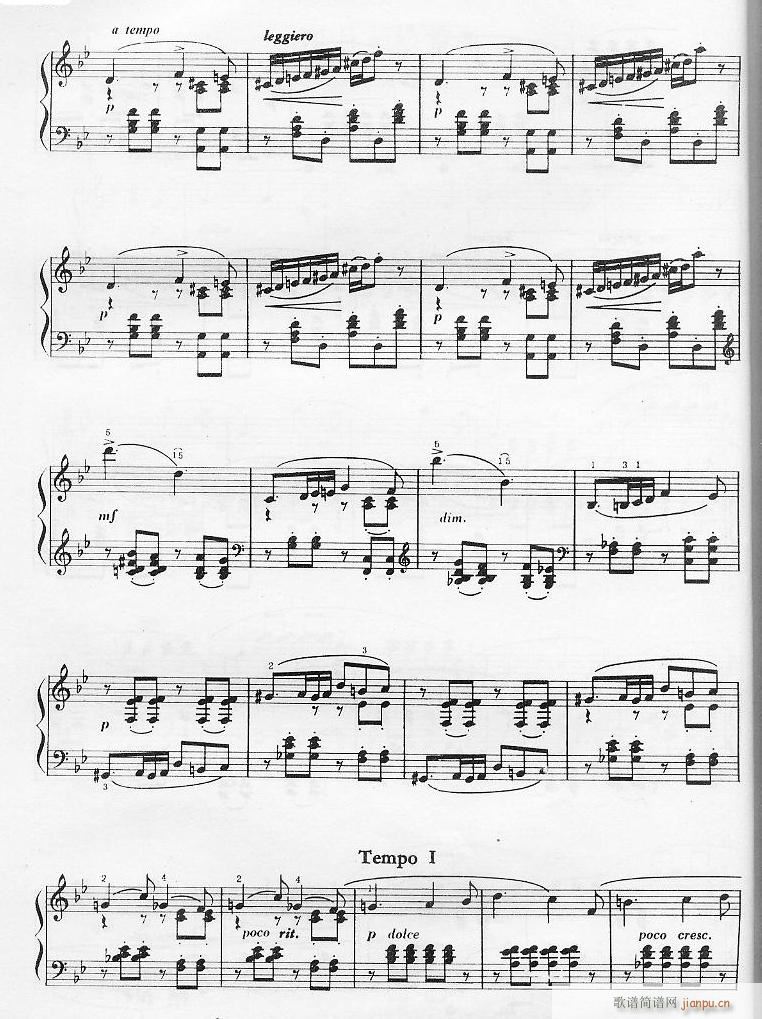 松雪草(钢琴谱)3