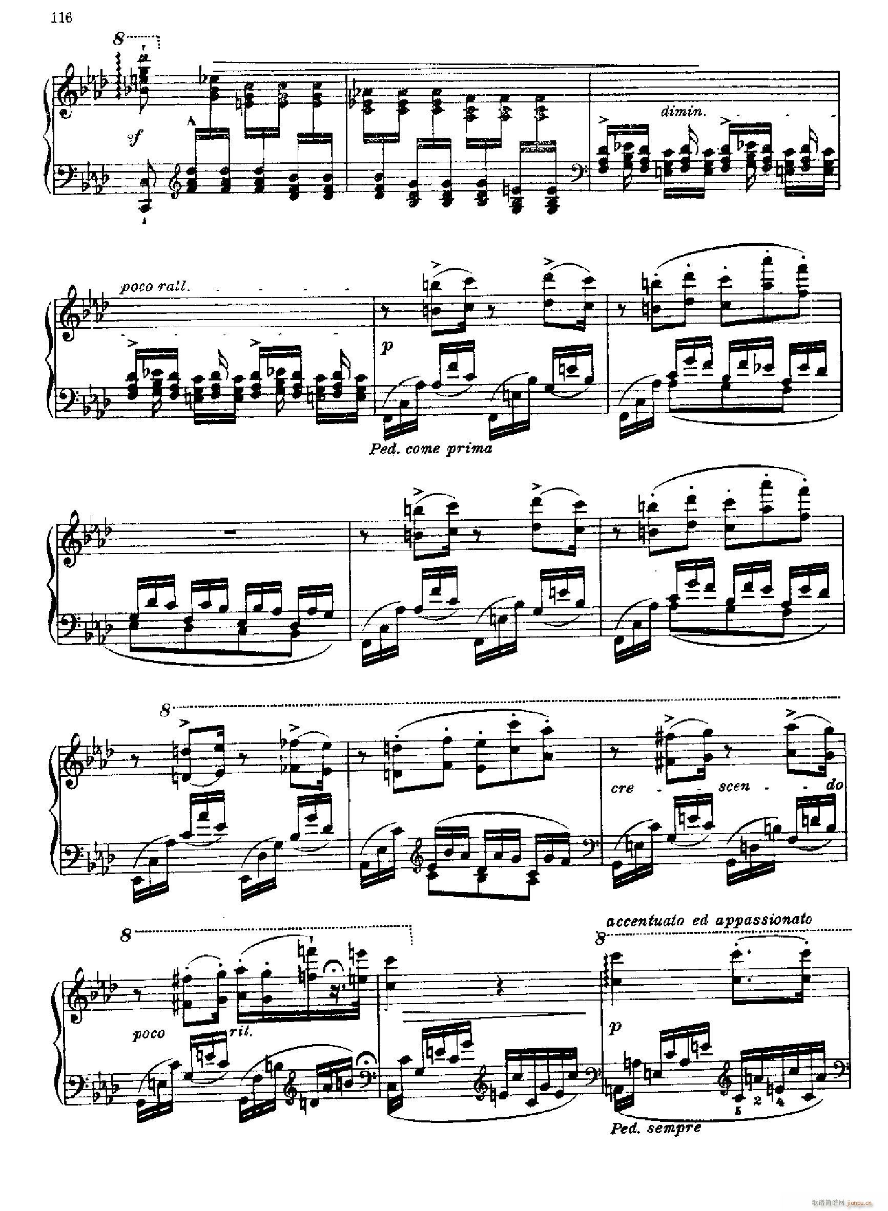 高级音乐会练习曲十二首之10(钢琴谱)7