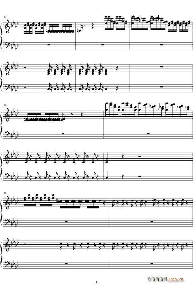 Four Seasons - Winter(钢琴谱)3