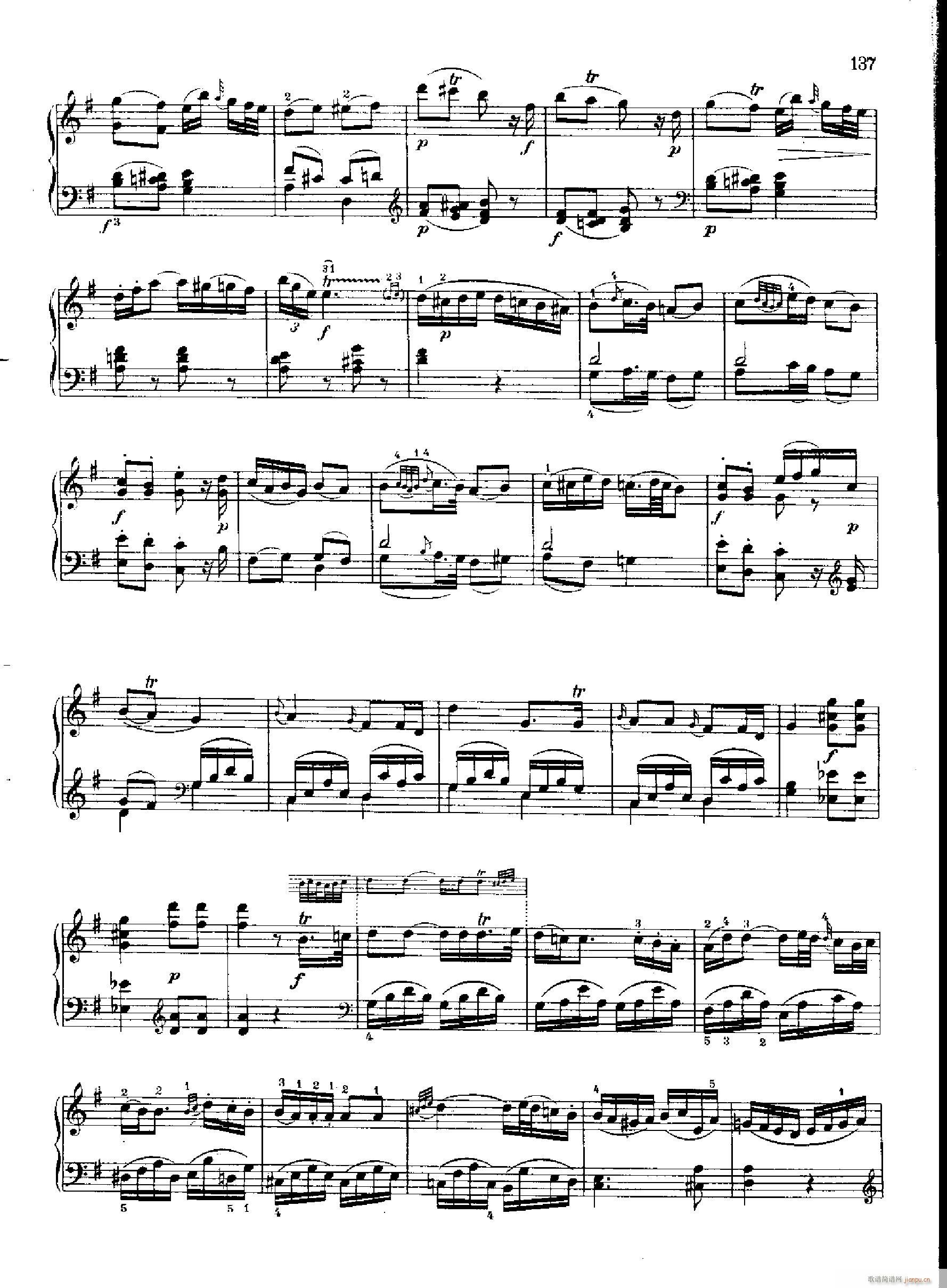 奏鸣曲Nr.810(钢琴谱)7