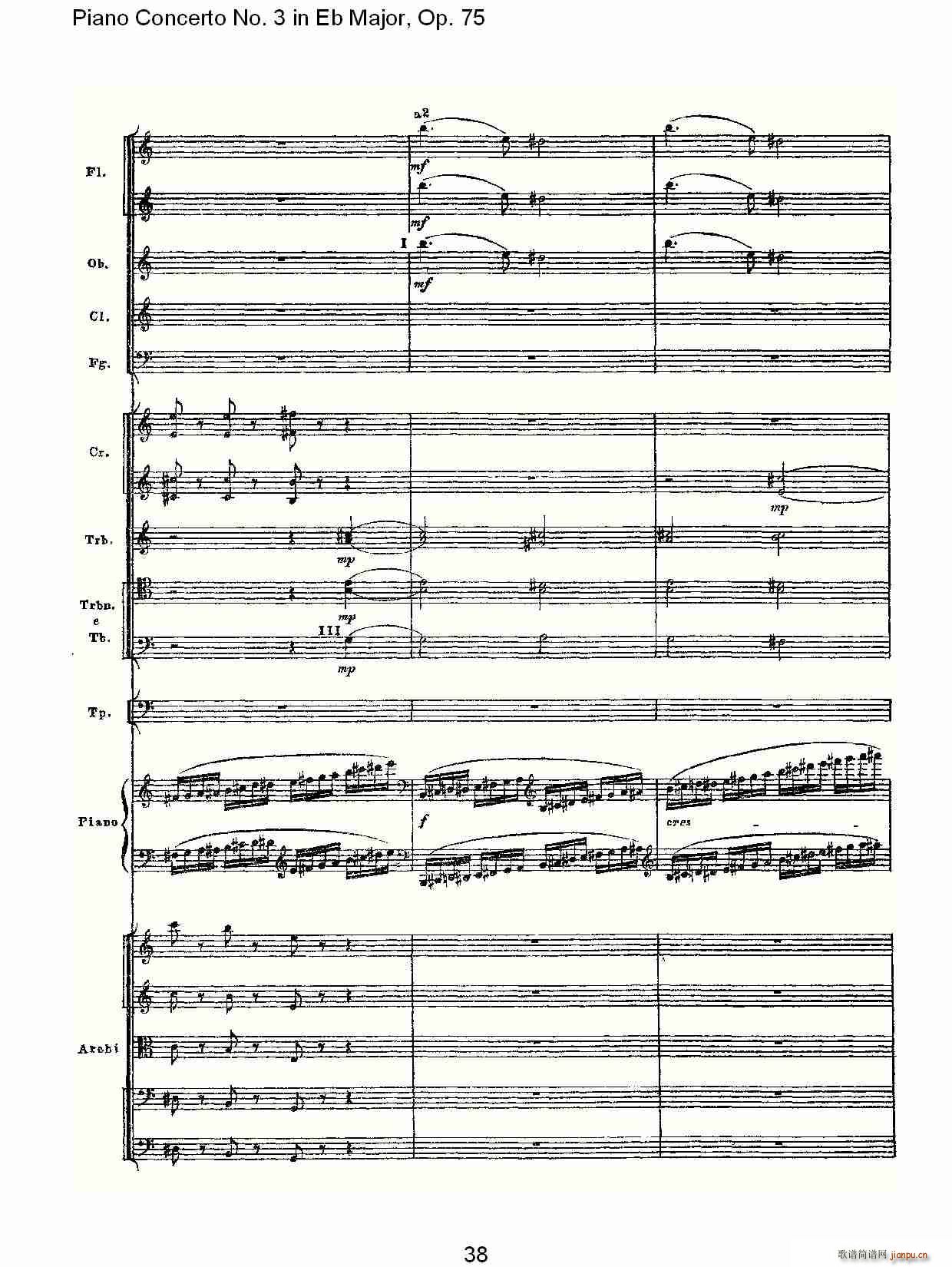 Piano Concerto No.3 in Eb Major, Op.75(钢琴谱)8