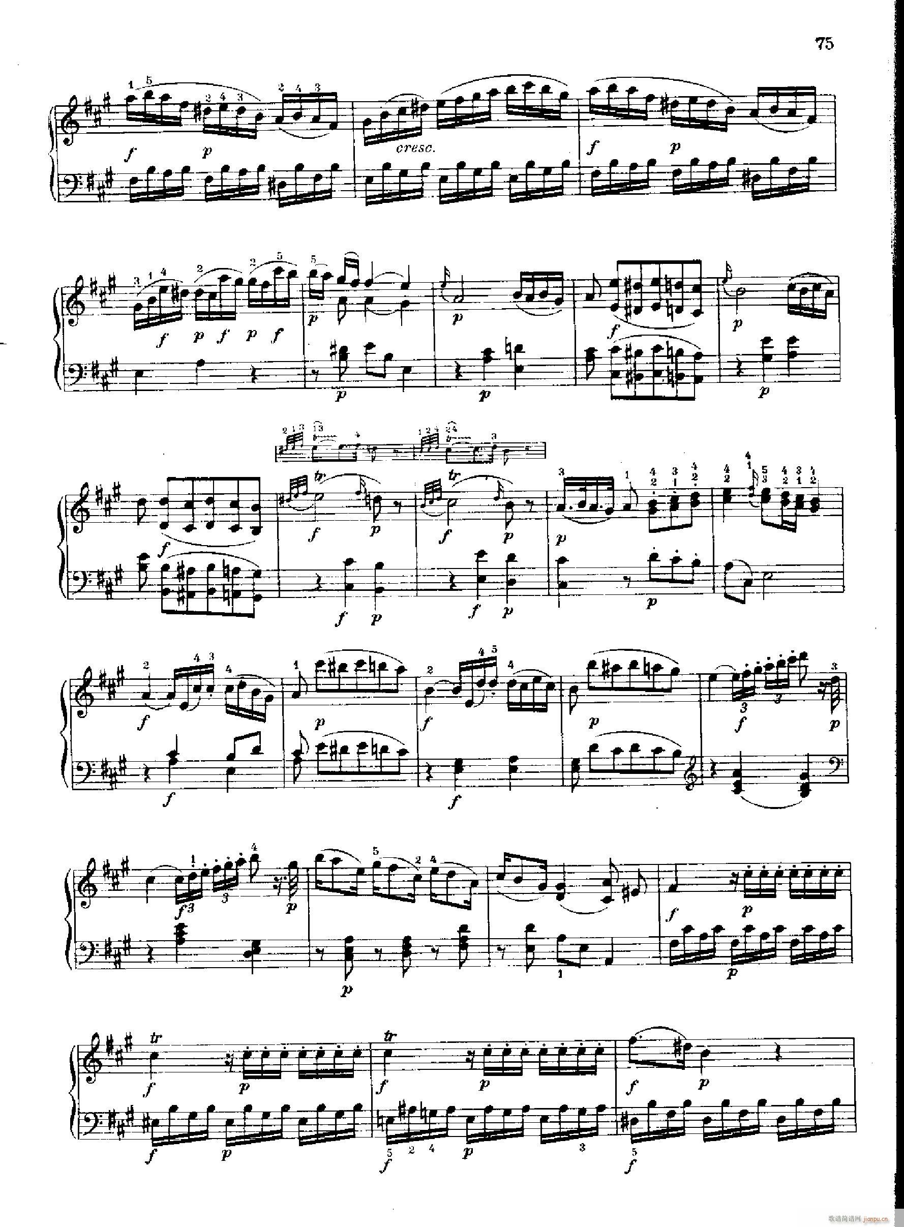 奏鸣曲Nr.284(钢琴谱)10