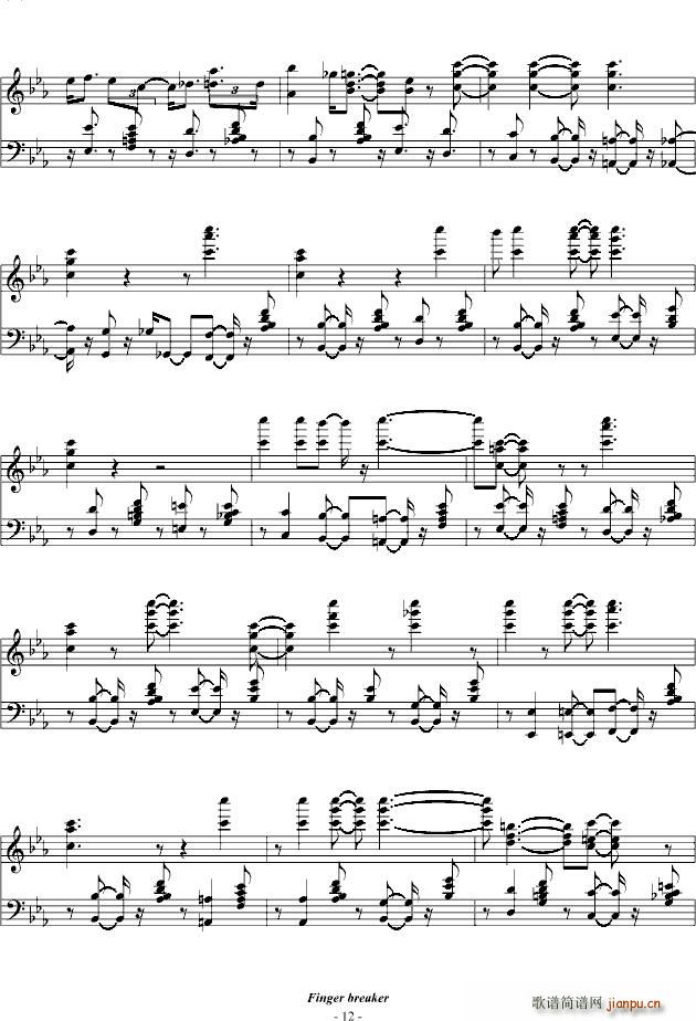 海上钢琴师2(钢琴谱)12