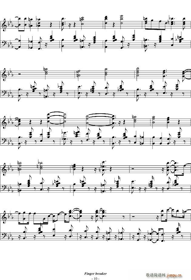 海上钢琴师2(钢琴谱)10