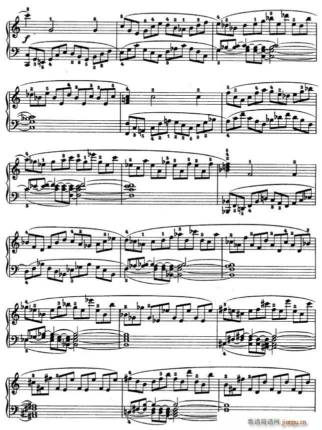 第二十一钢琴奏鸣曲(钢琴谱)6