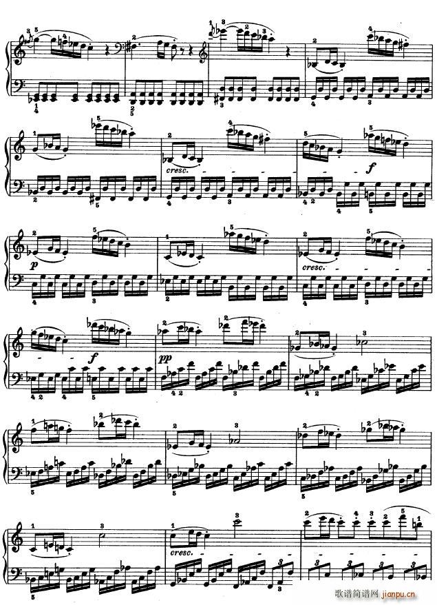 第二十一钢琴奏鸣曲(钢琴谱)5