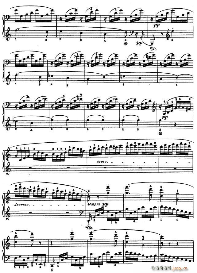 第二十一钢琴奏鸣曲(钢琴谱)20