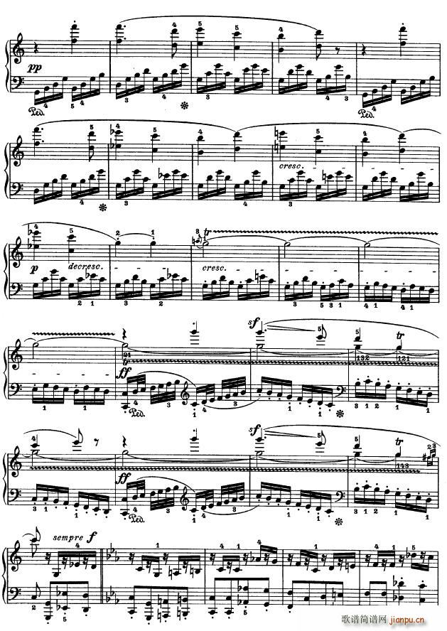 第二十一钢琴奏鸣曲(钢琴谱)21