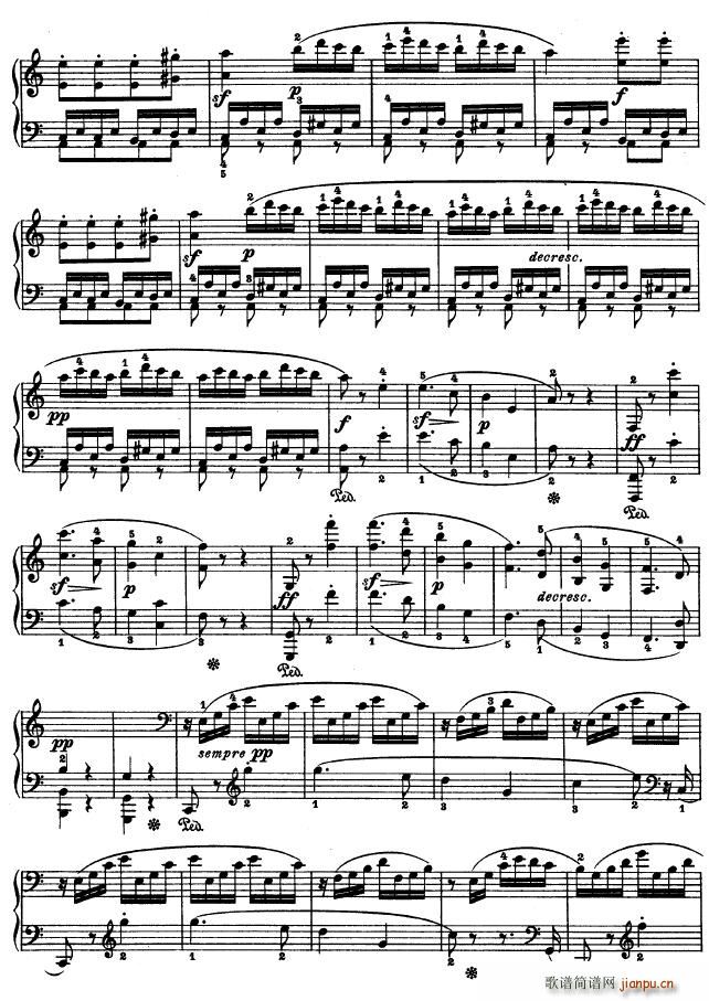 第二十一钢琴奏鸣曲(钢琴谱)19