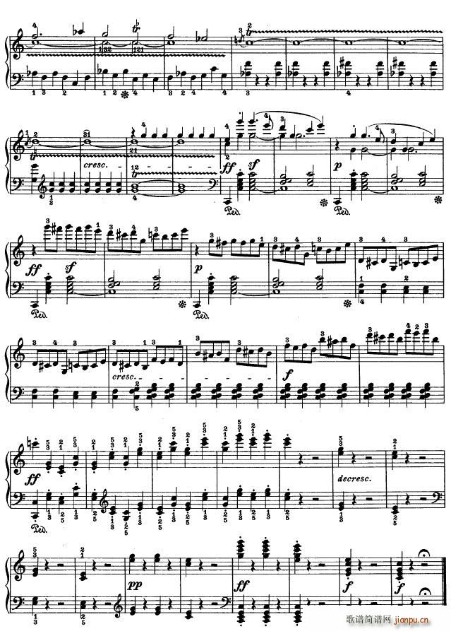 第二十一钢琴奏鸣曲(钢琴谱)33