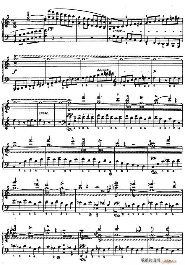 第二十一钢琴奏鸣曲(钢琴谱)32