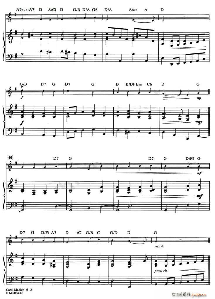 CAROL MEDLEY(钢琴谱)3
