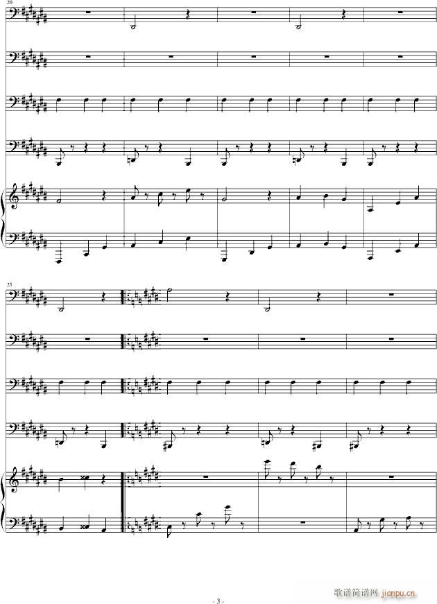 Night comes(钢琴谱)3