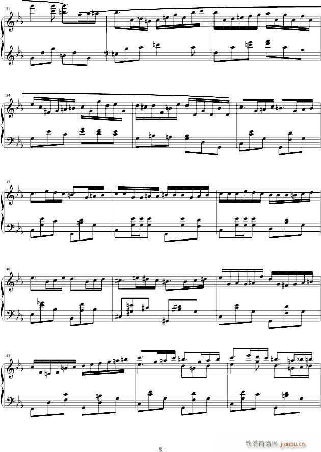 Caprice in C minor(钢琴谱)8