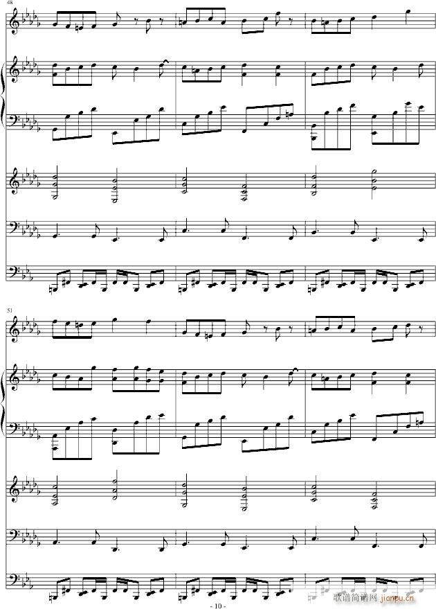 Lost Love(钢琴谱)10