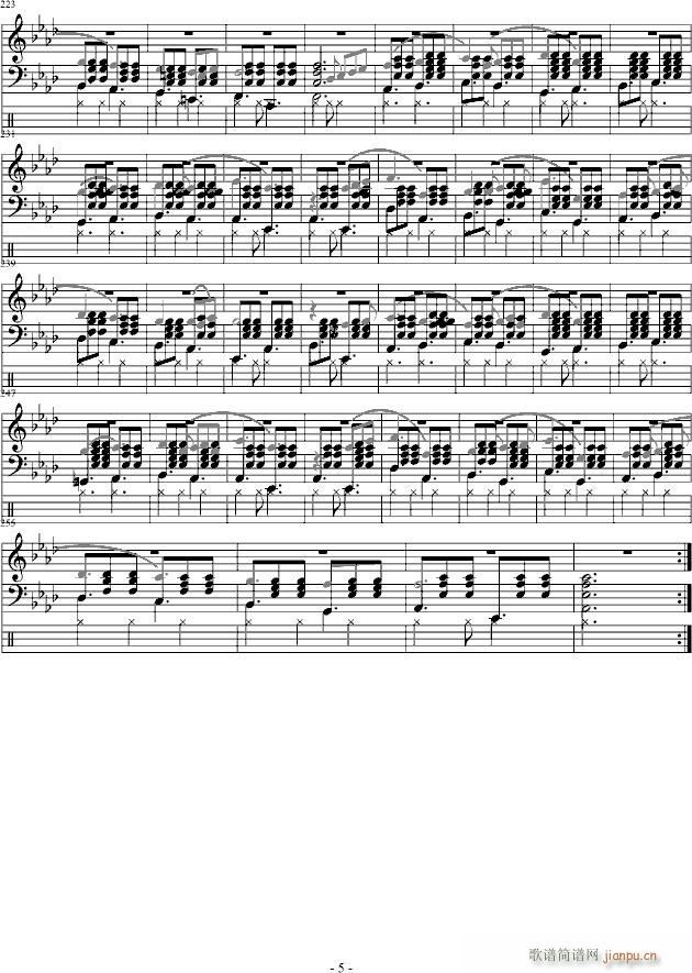 Circulus cello(钢琴谱)5