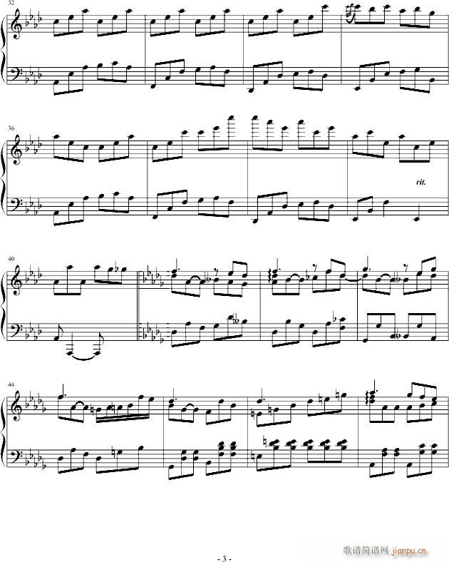 A Wintery Dream(钢琴谱)3