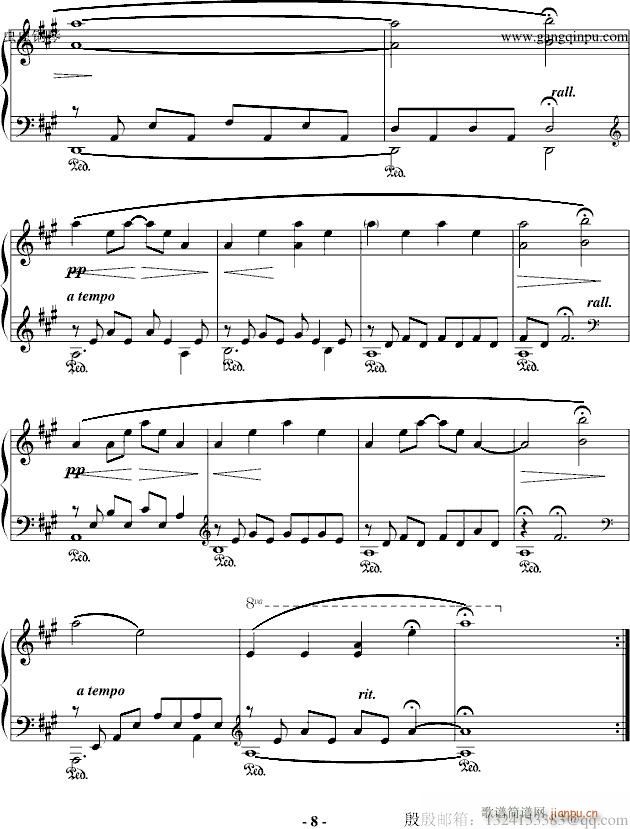 The Portrait(钢琴谱)8