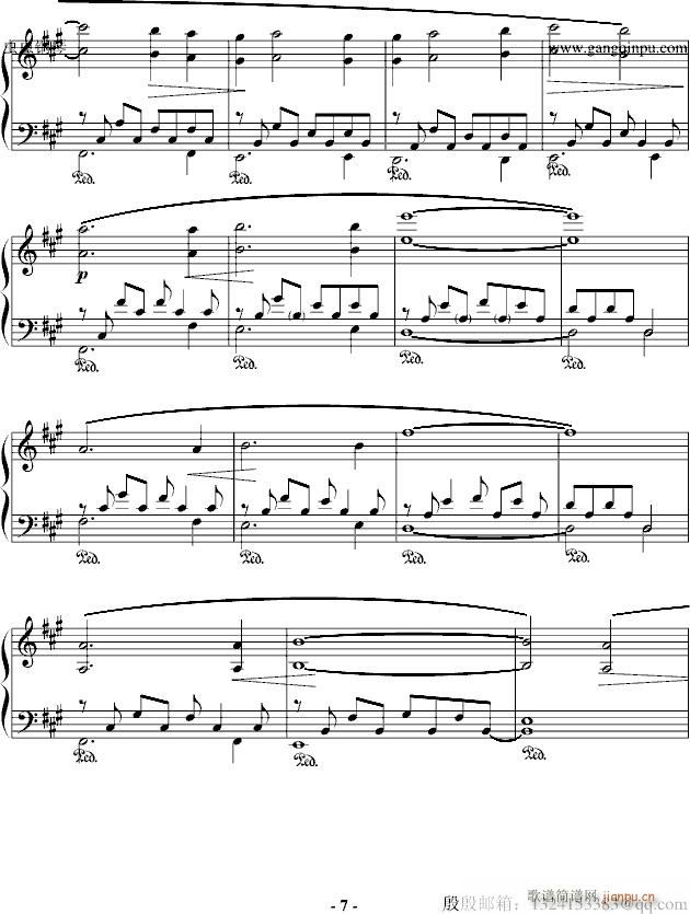 The Portrait(钢琴谱)7