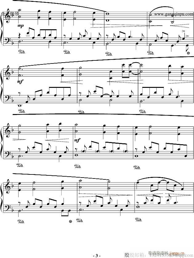 The Portrait(钢琴谱)3