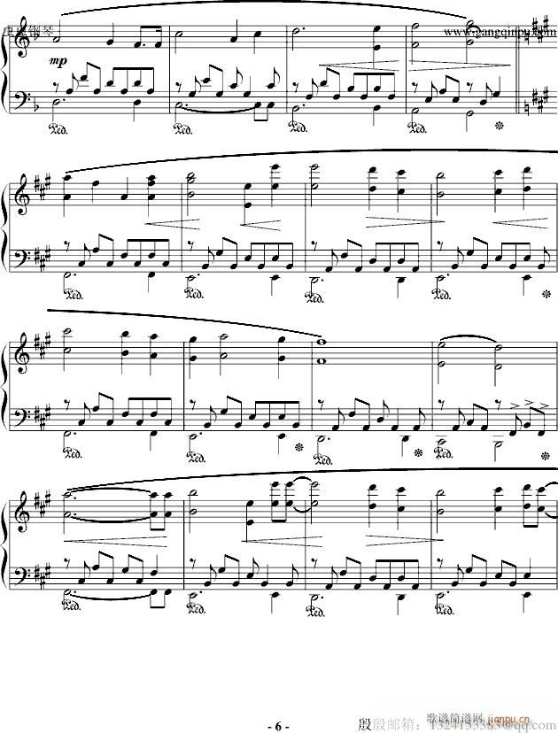 The Portrait(钢琴谱)6