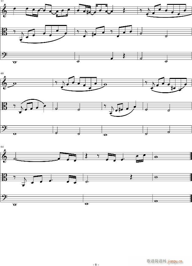 心语三重奏(钢琴谱)5