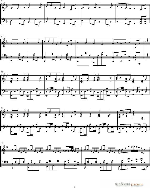 千本桜(钢琴谱)5