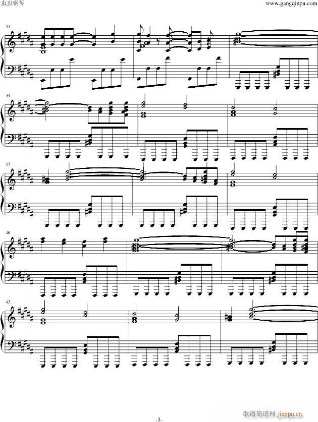 [Working!!] OP Someone Else(钢琴谱)3