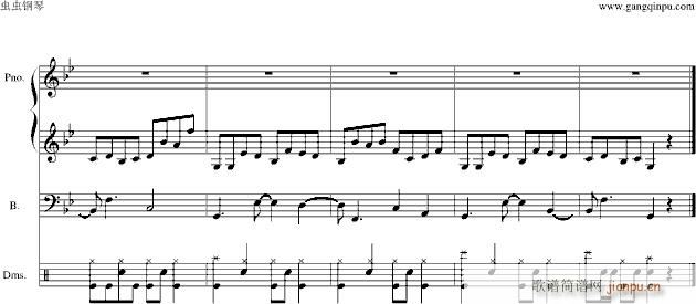 工口神曲(钢琴谱)7