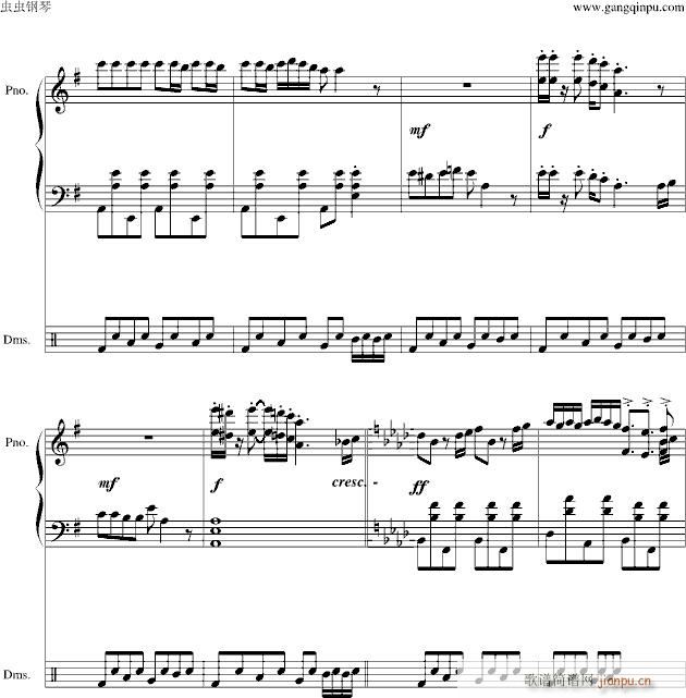 愤怒的小鸟里约版BGM(钢琴谱)5