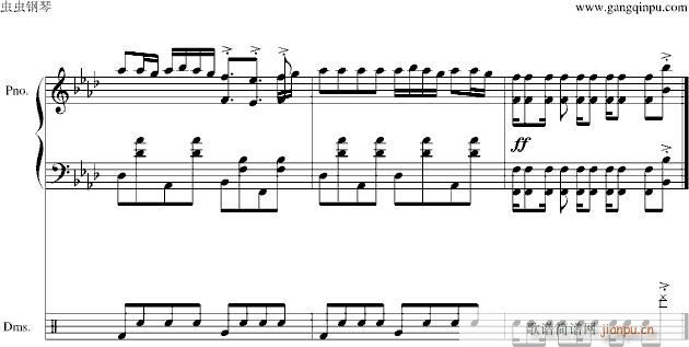 愤怒的小鸟里约版BGM(钢琴谱)7