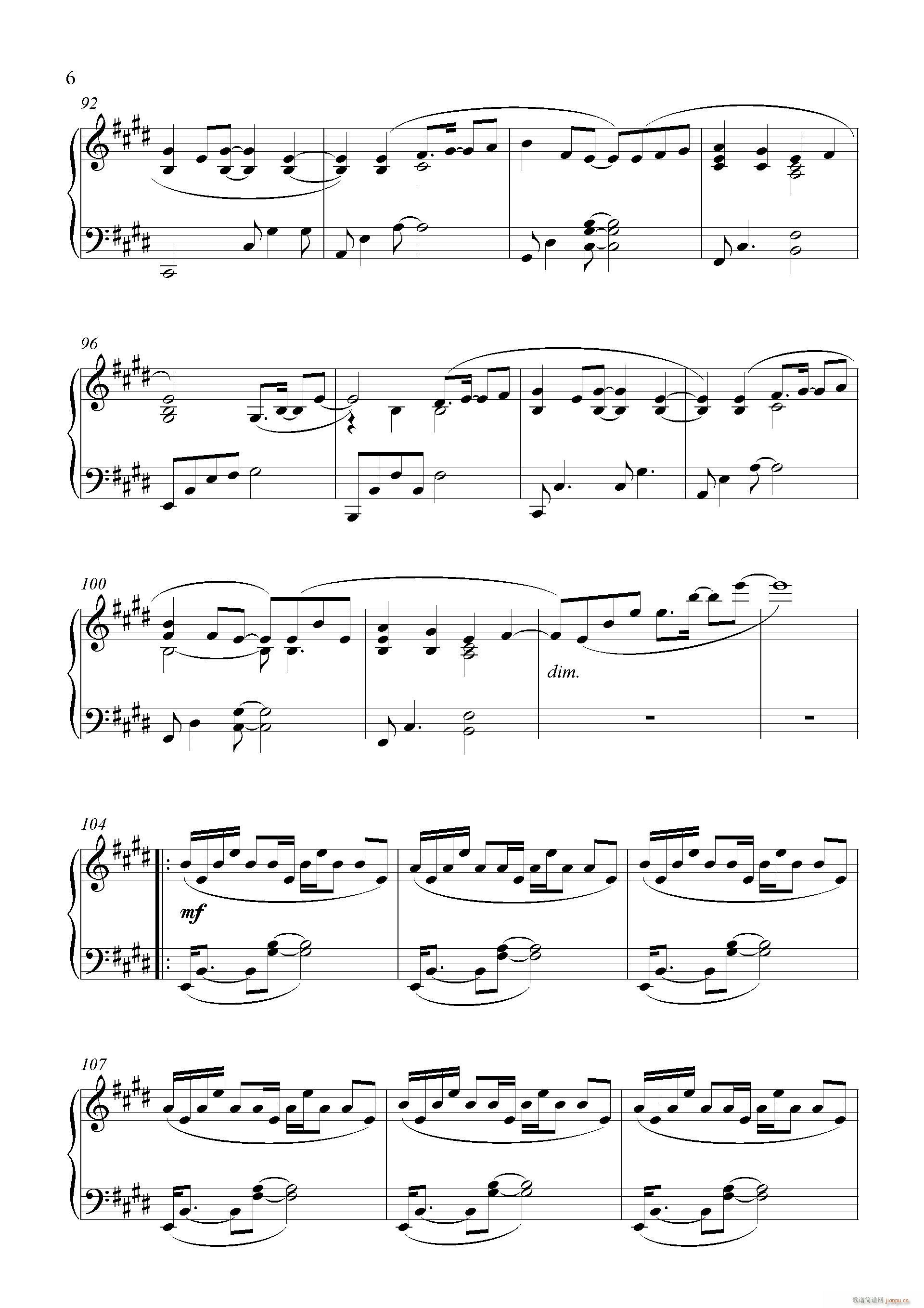 Love Will Reach the Stars(钢琴谱)6