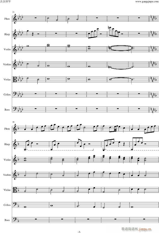 FateZero BGM(钢琴谱)3