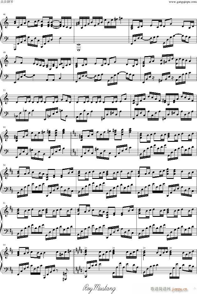 [鏡音Rin]反氯化苯(钢琴谱)3