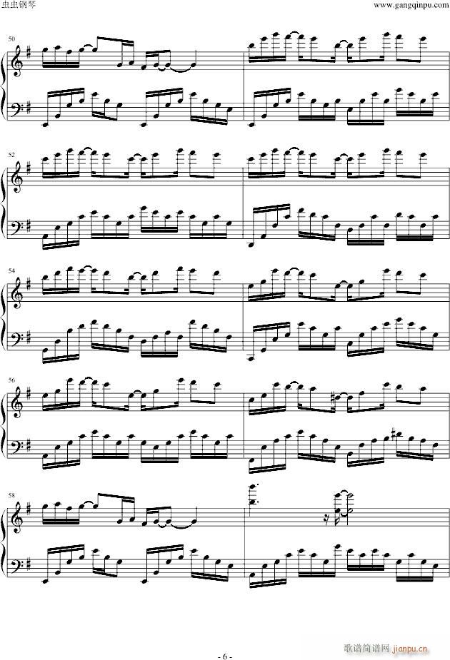 bebu silvette‘s piano(钢琴谱)6