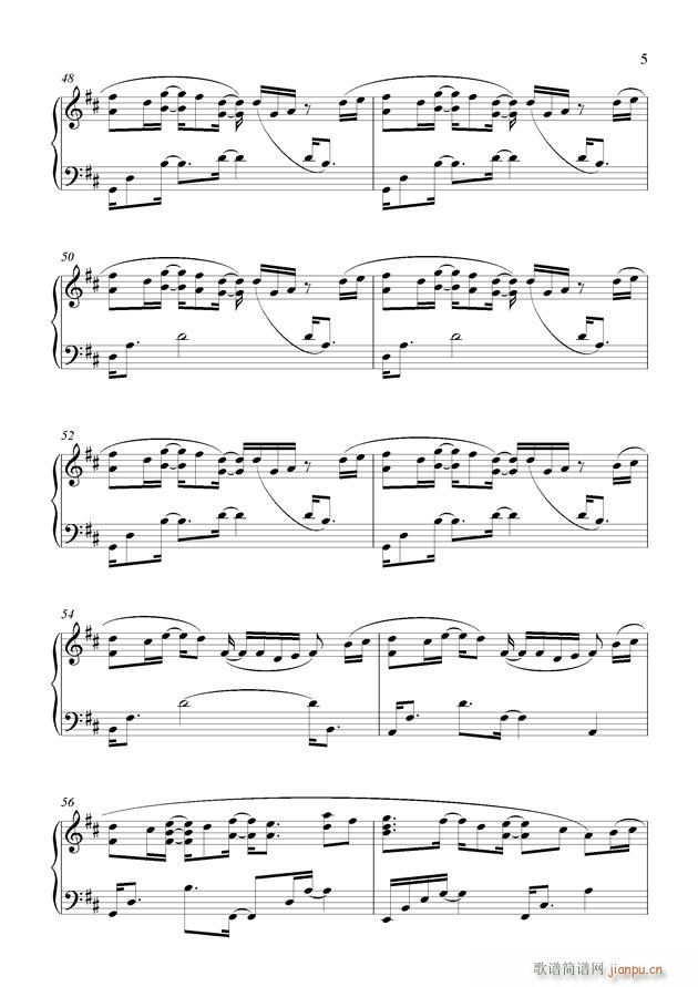 Prologue of Love(钢琴谱)5