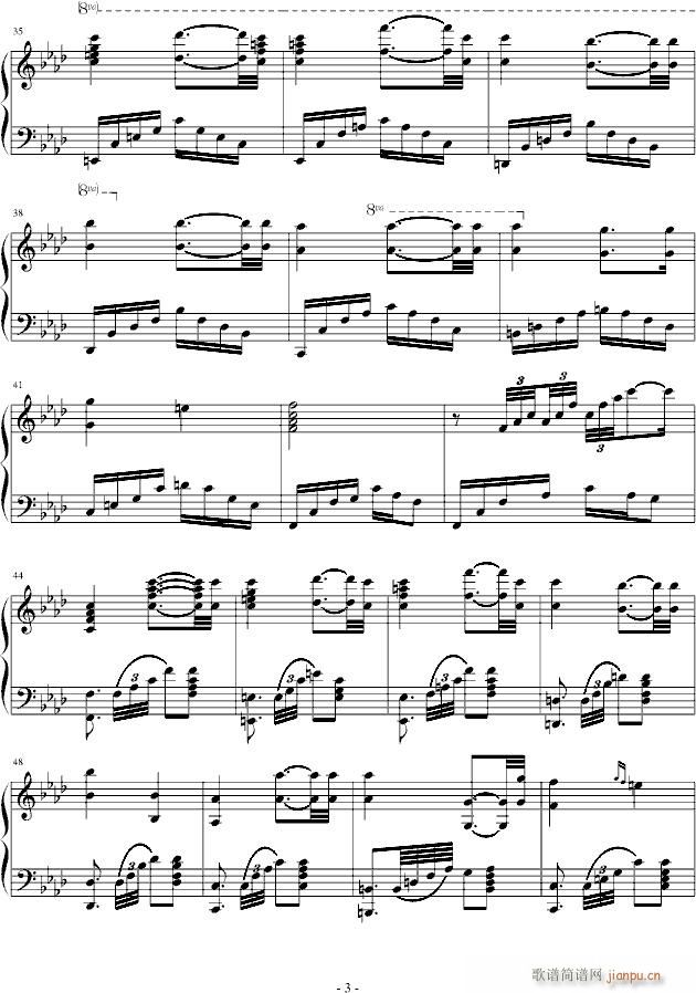 恶魔城经典钢琴曲(钢琴谱)3