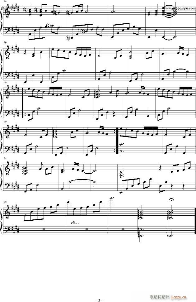 反叛的鲁鲁修code(钢琴谱)3