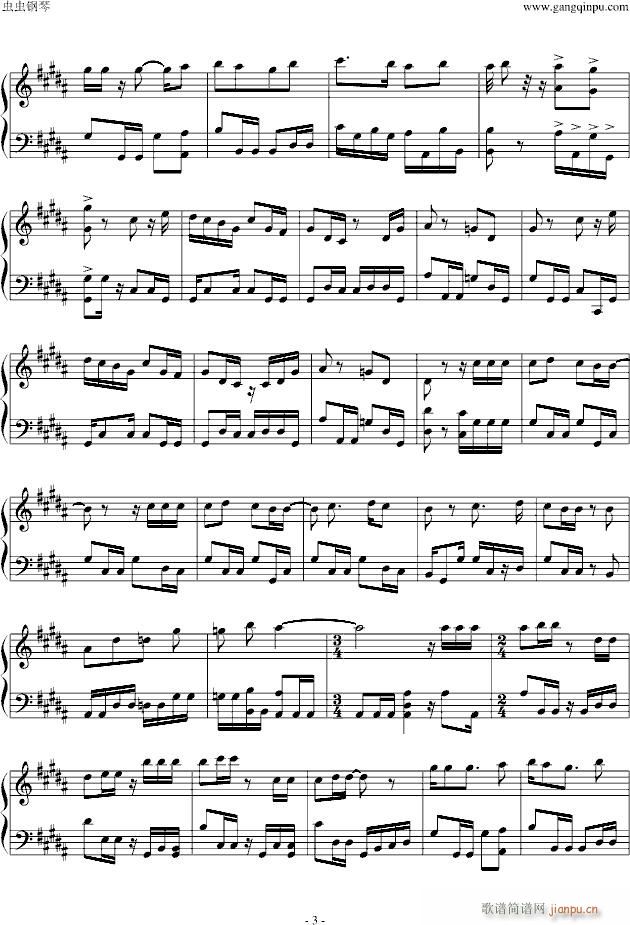 柯南OP仓木麻衣revive，瞎编版(钢琴谱)3