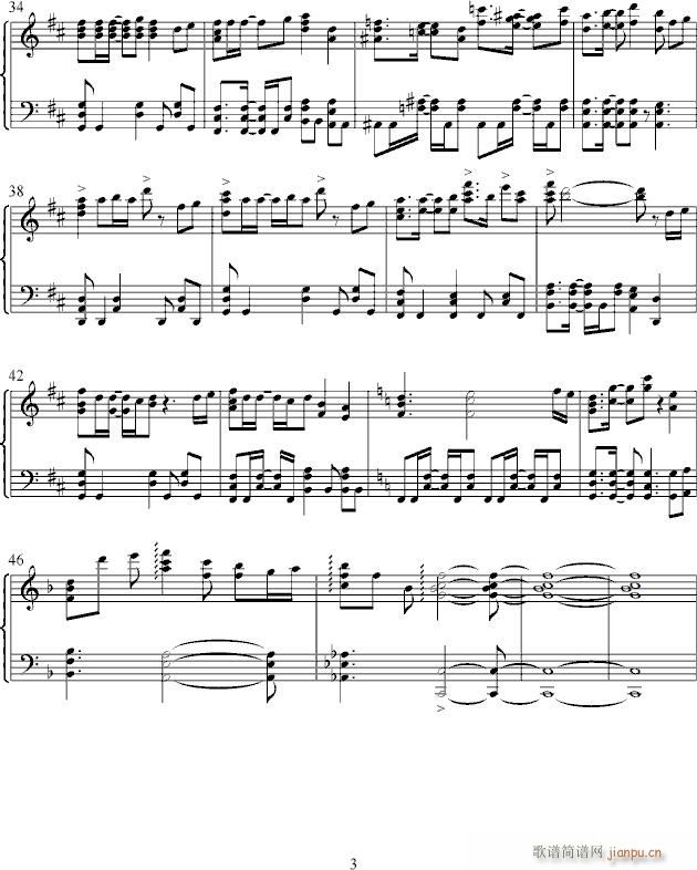 shining star bless(钢琴谱)3