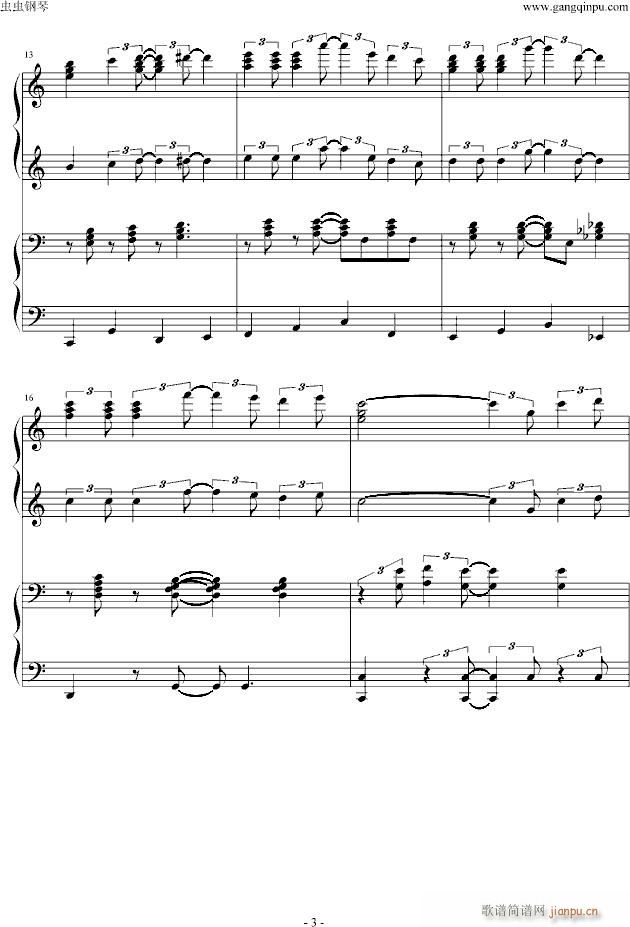 Flying Petals(钢琴谱)3